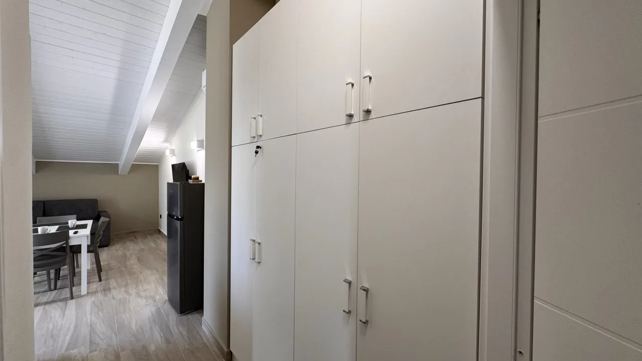 Apartment entrance with wardrobe